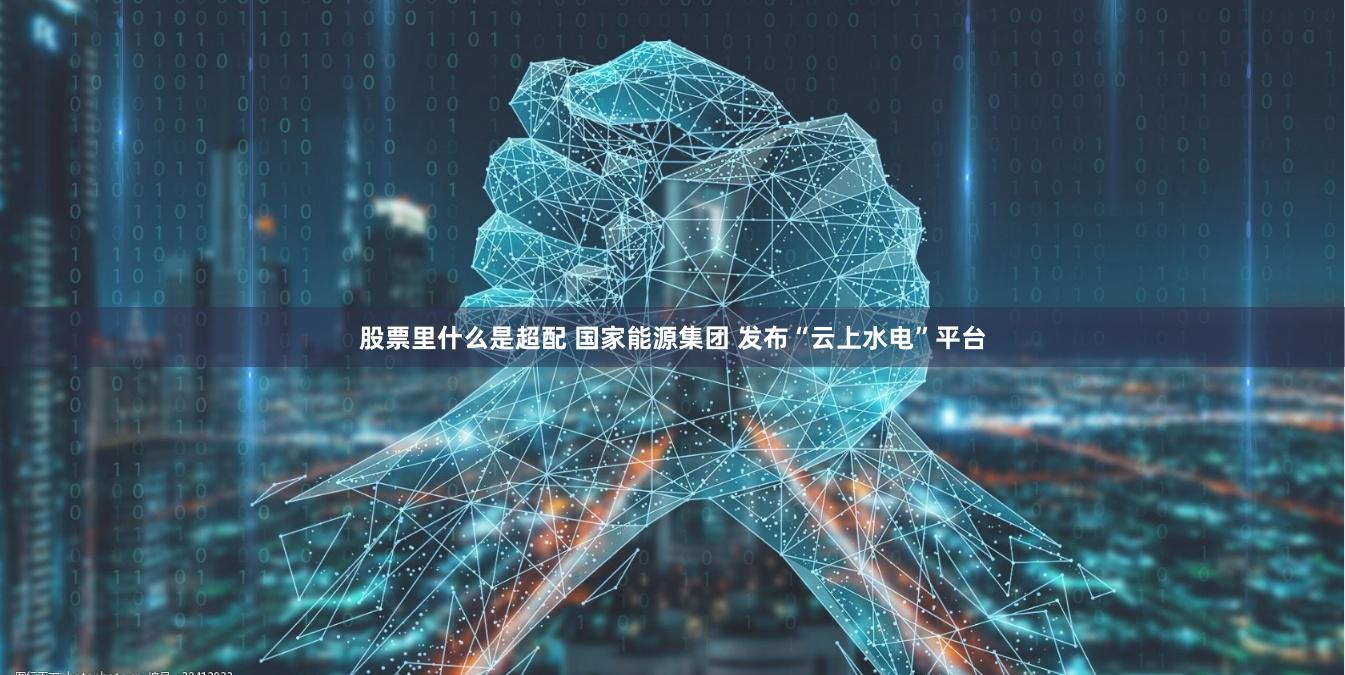 股票里什么是超配 国家能源集团 发布“云上水电”平台